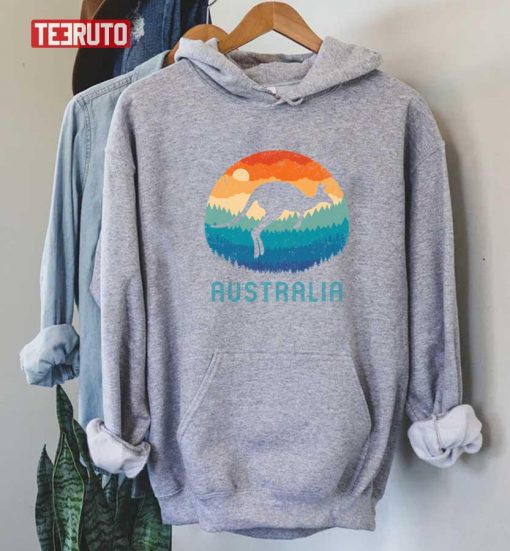 Australia Kangaroo Retro Unisex Sweatshirt