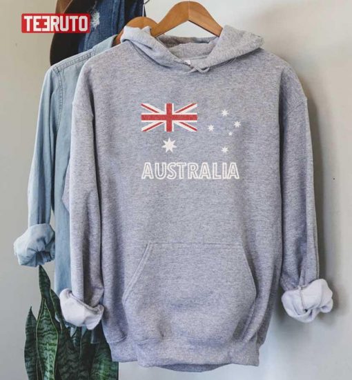 Australian Flag Distressed Unisex Sweatshirt