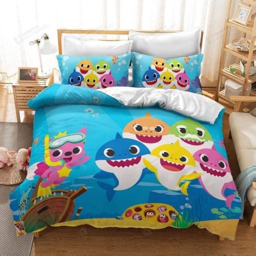 Baby Shark Funny Kid’S Room Bedding Set