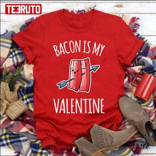 Bacon Is My Valentine Arrow Unisex Sweatshirt