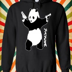 Banksy Panda Street Art Graffiti Unisex Hoodie