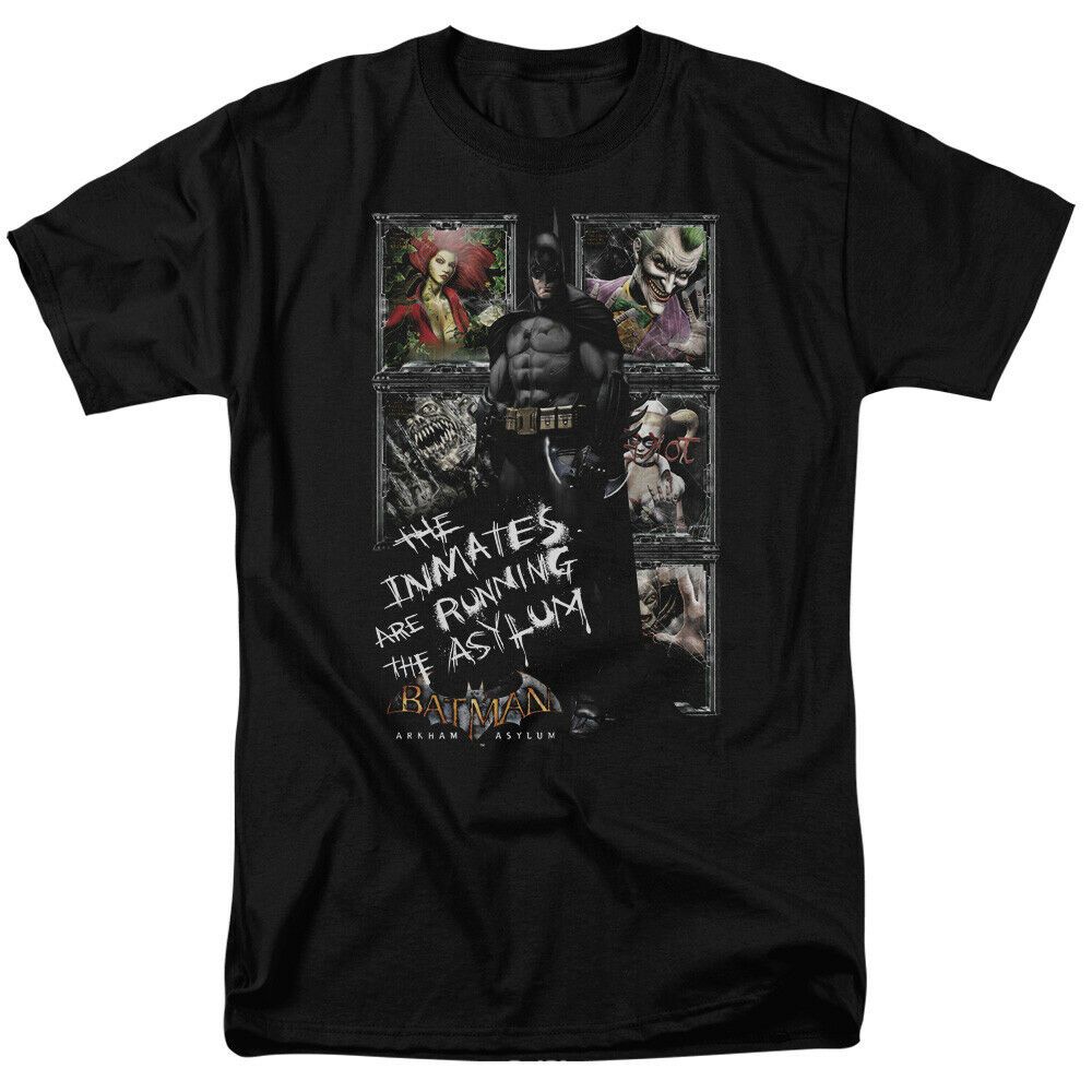 Batman Arkham Asylum Running The Asylum Dc Comics Licensed Adult Unisex T-Shirt
