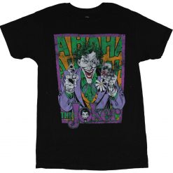 Batman Distressed Comic Style Ha Ha Joker Unisex T-Shirt