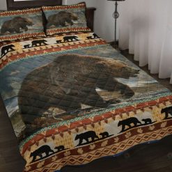 Bear Gift For Lovers Quilt Bedding Set