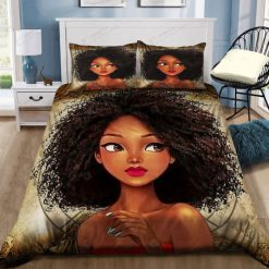 Beautiful African Girl Bedding Set