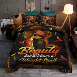 Beauty Black Woman Bedding Set