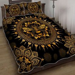 Bee Mandala Quilt Bedding Set