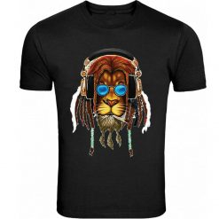 Bob Marley Smoking Joint Tee Rasta One Love Lion Zion T-Shirt