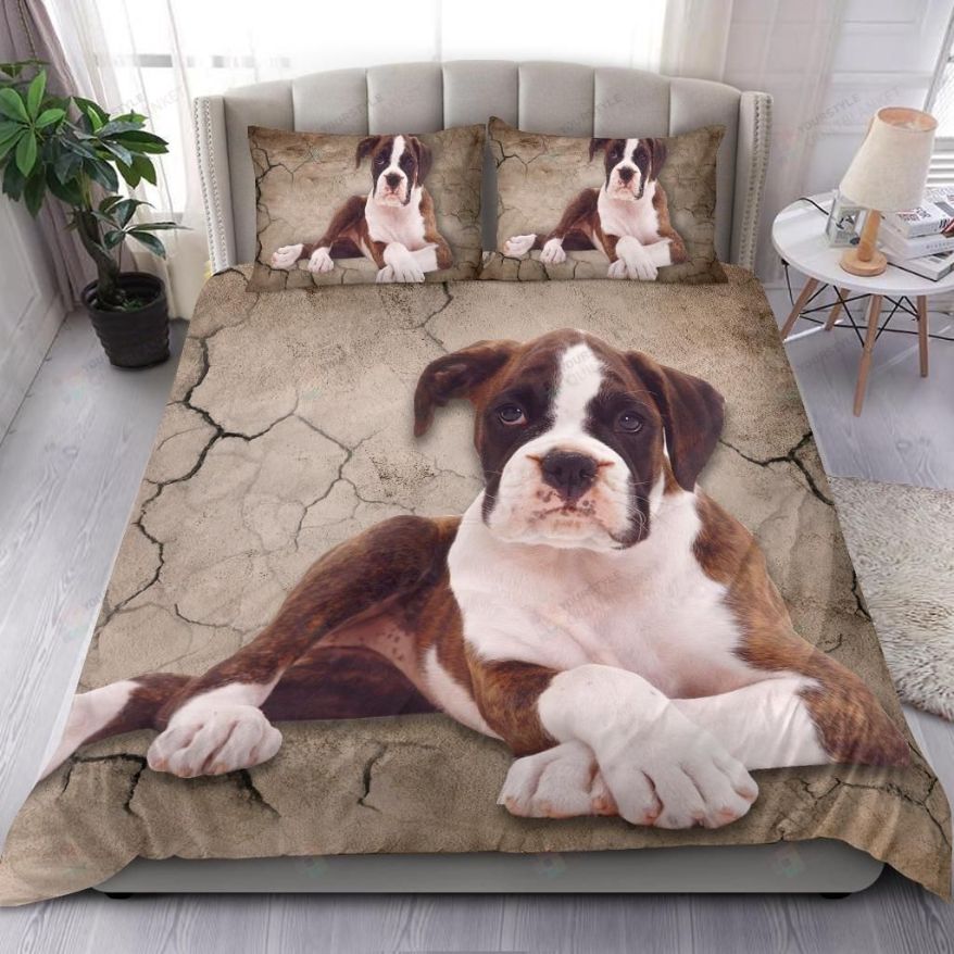 Boxer Cute Bedding Set Teeruto, Boxer Dog Duvet Set