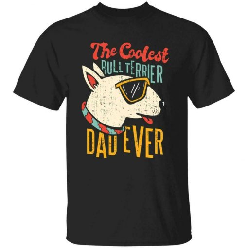 Bull Terrier Dad Fatherhood Dog Lovers Unisex T-Shirt