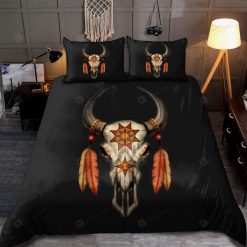 Cabezas De Toro Bull Skull Native Bedding Set
