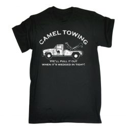 Camel Towing Rude Offensive Naughty Explicit Unisex T-Shirt