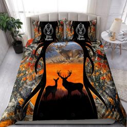 Camo Deer Hunter Bedding Set