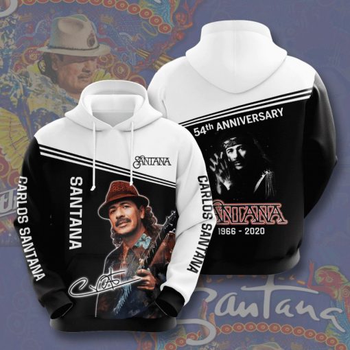 Carlos Santana 3d Hoodie