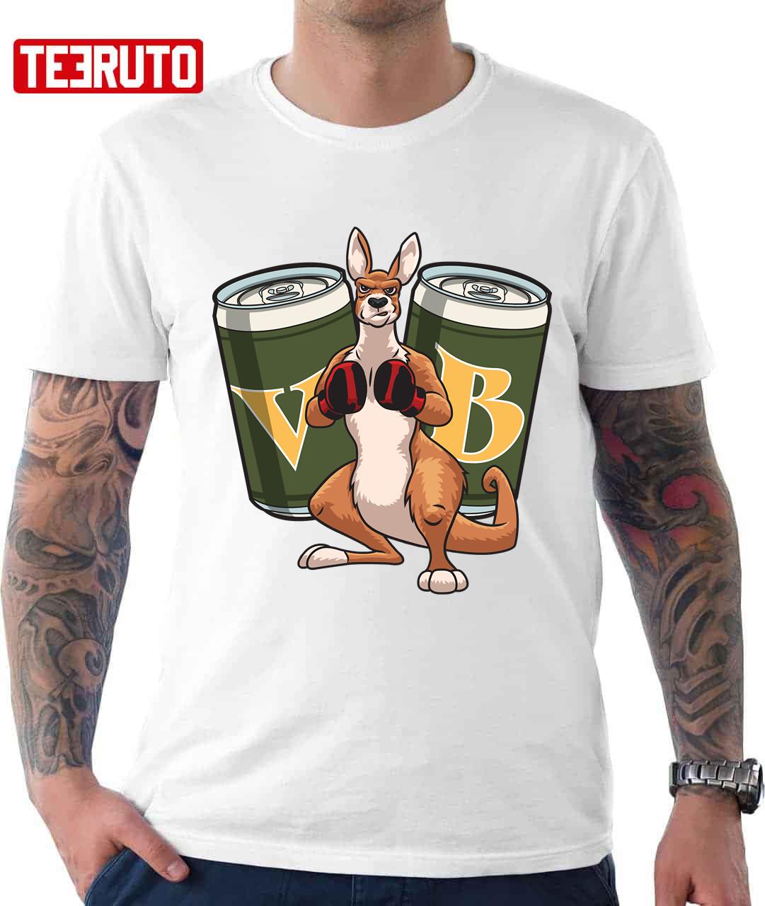 Cartoon Australian Boxing Kangaroo Unisex T-Shirt