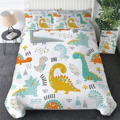 Cartoon Dinosaurs Pattern Roar Bedding Set