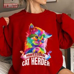 Cat Herder Colorful Unisex Sweatshirt