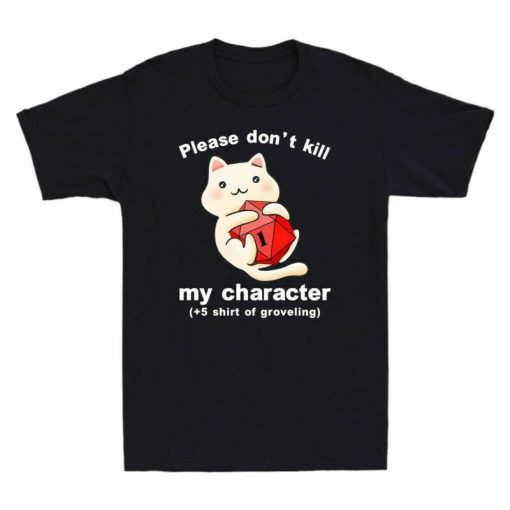 Cat Please Mens Character Kill Unisex T-Shirt
