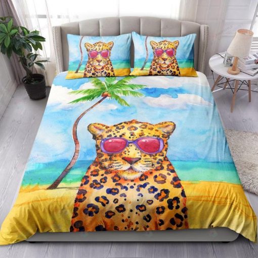 Cheetah On The Beach Bedding Set