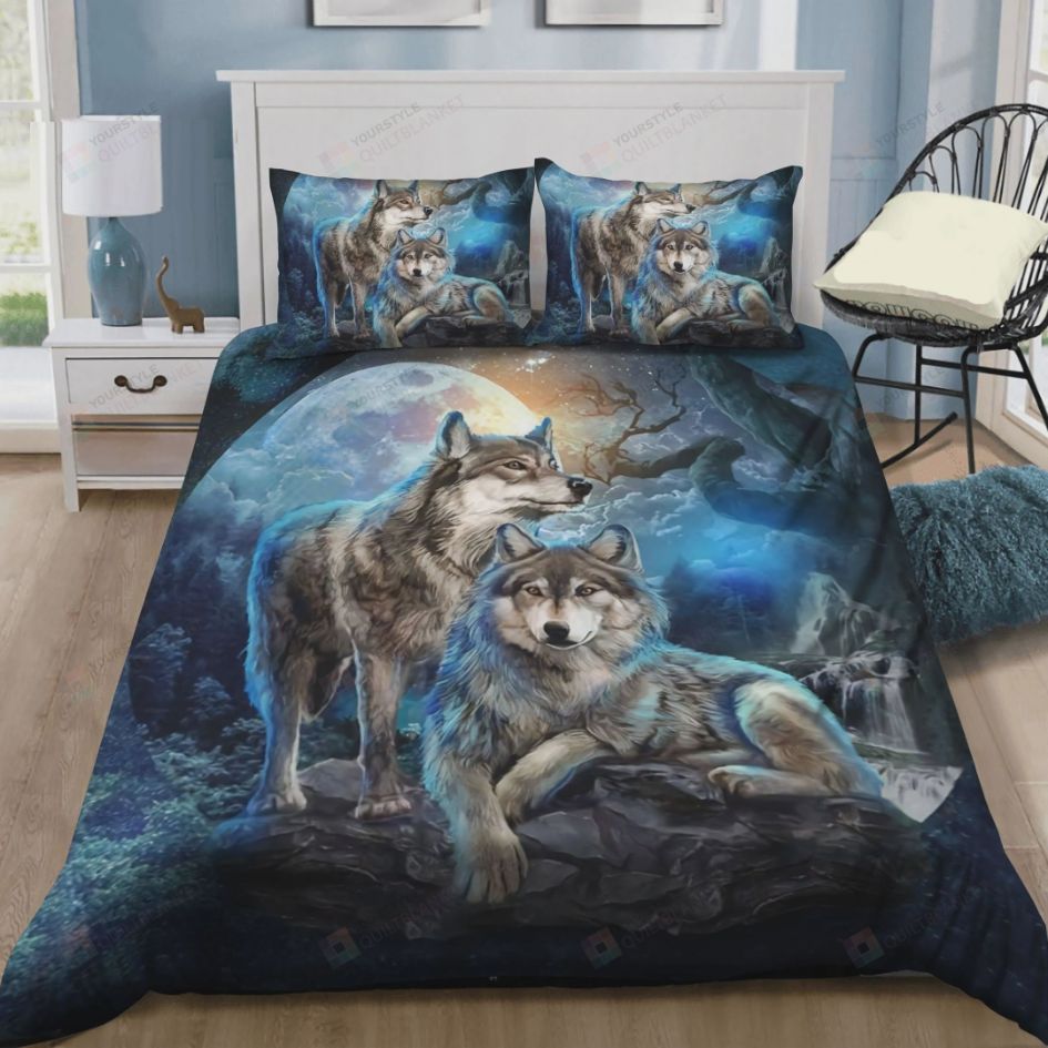Cherokee Wolf Bedding Set