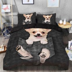 Chihuahua In Pocket Bedding Set