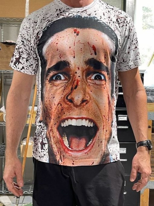 Christian Bale Shirt American Psycho All Over Print 3d T-Shirt