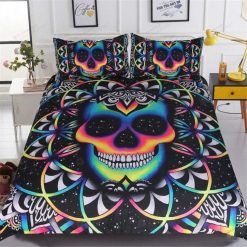 Colorful Skull Bedding Set