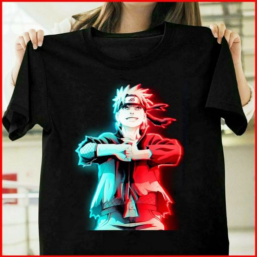 Colorful Naruto Anime Sunset T-Shirt