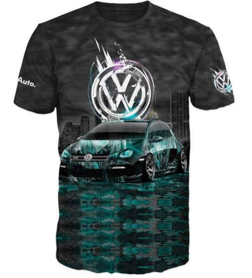 Cool Volkswagen Golf 3D T-shirt