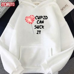 Cupid Can Suck It Funny Valentine’s Day Unisex Hoodie