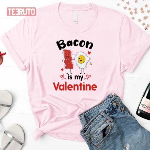 Cute Bacon Is My Valentine Unisex Sweatshirt