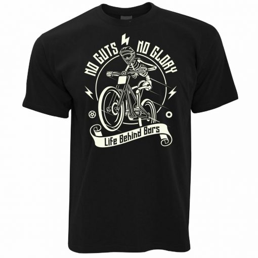 Cycling No Guts No Glory Mountain Biking Bike Downhill Unisex T-Shirt