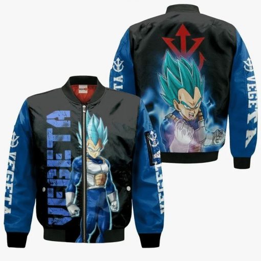 DBZ Vegeta Saiyan Blue Dragon Ball Anime Manga 3D Bomber