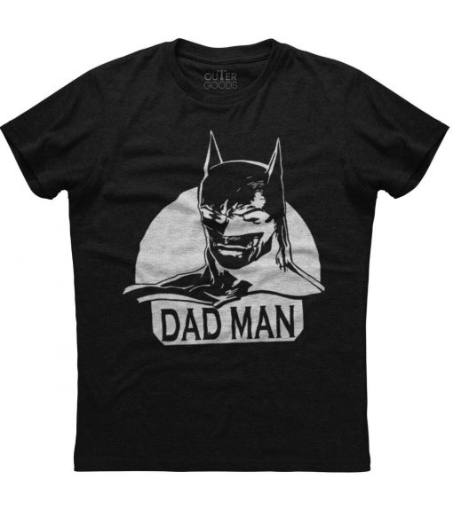 Dad Man Bat Man Face Printed Unisex T-Shirt