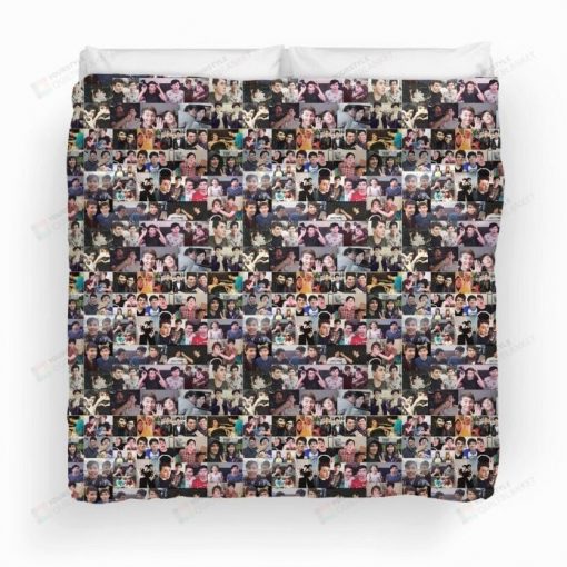 Dan And Phil Duo Picture Collage Bedding Set