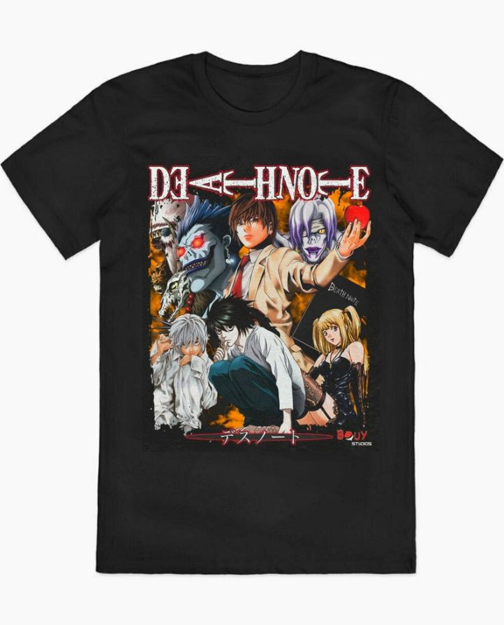 Actor miser Ewell Death Note Graphic Anime Unisex T-Shirt - Teeruto