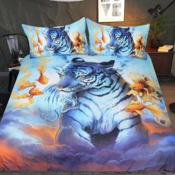 Defaultdream Tiger And Fishess 3D Bedding Set