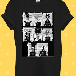 Disney Villains Mugshot Funny Cool T-Shirt