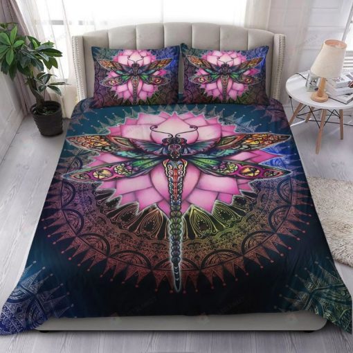 Dragonfly Mandala Bedding Set