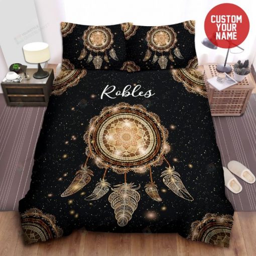 Dreamcatcher Dark Background Bedding Set