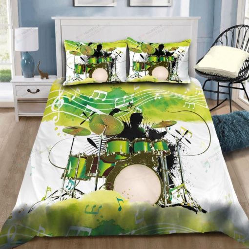 Drum In Heart Bedding Set