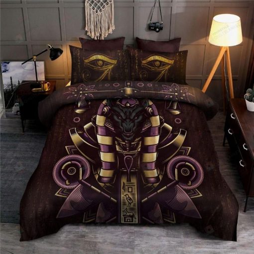 Egyptian God Anubis Bedding Set