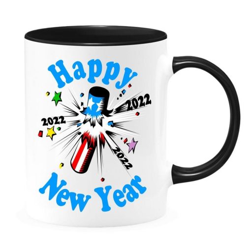 Firecracker Happy 2022 New Year Mug