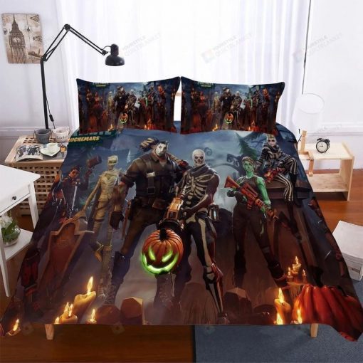 Fortnite Night Theme 3d Bedding Set