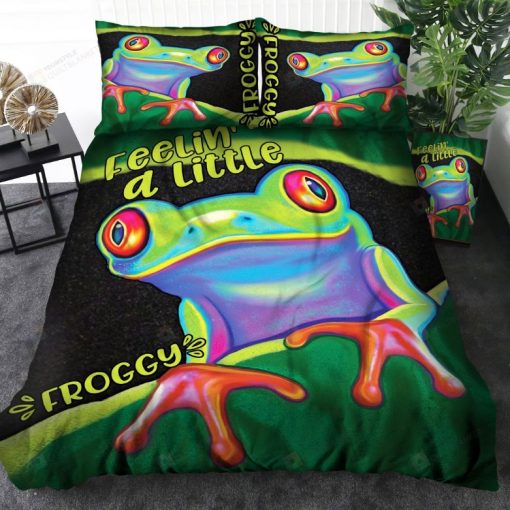 Frog Feelin A Little Froggy Bedding Set