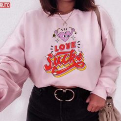 Funny Anti Valentines Day Love Sucks Unisex Sweatshirt