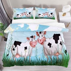 Funny Dairy Cow Pattern Bedding Set