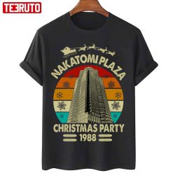 Funny Nakatomi Plaza Christmas Party 1988 Holiday Unisex T-Shirt