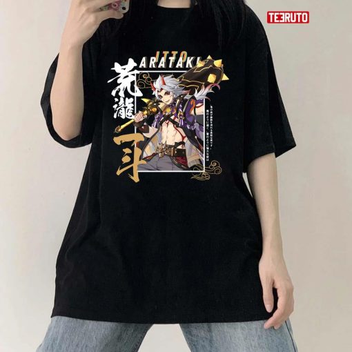 Genshin Impact Arataki Itto Anime Style Unisex T-Shirt