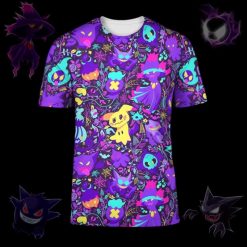 Ghost Pokemon 3d T Shirt